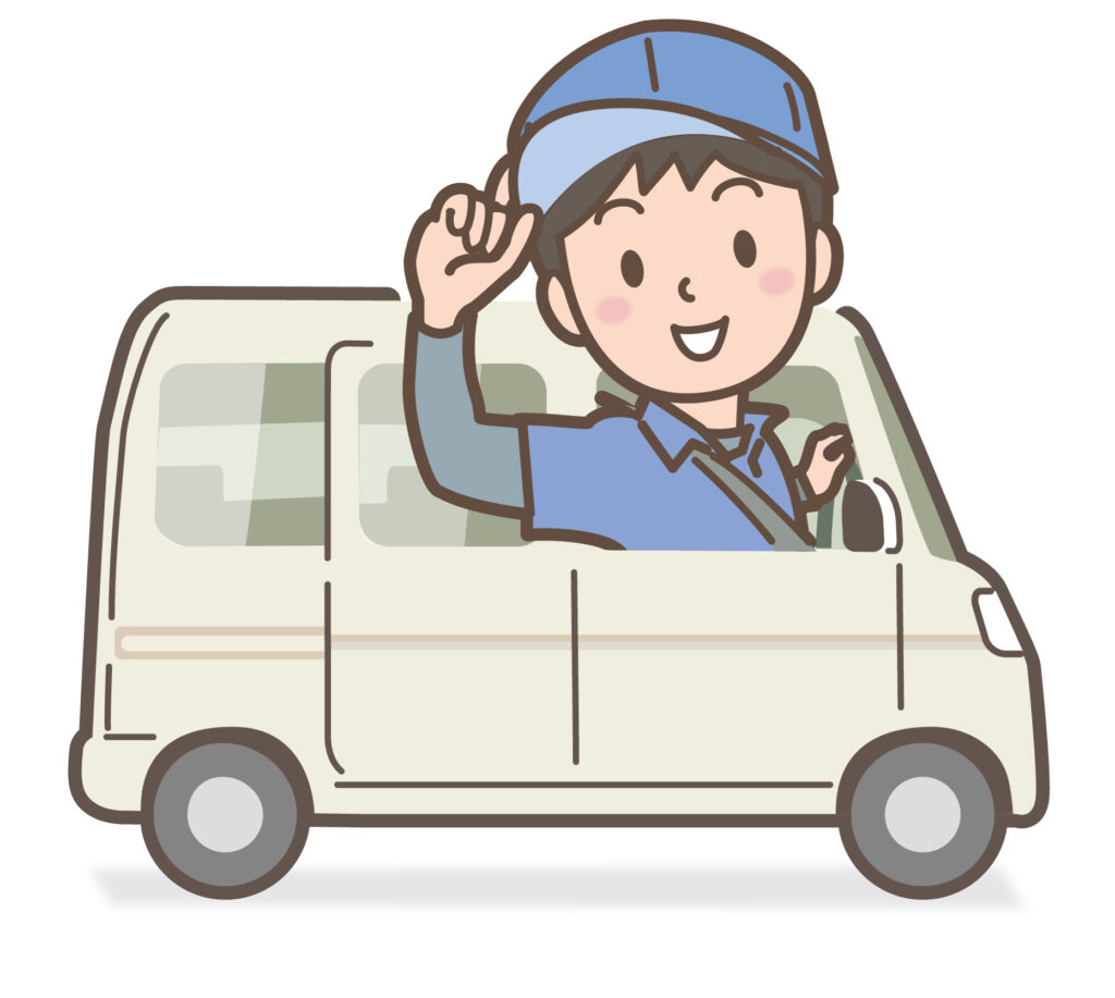 配送スタッフイラスト