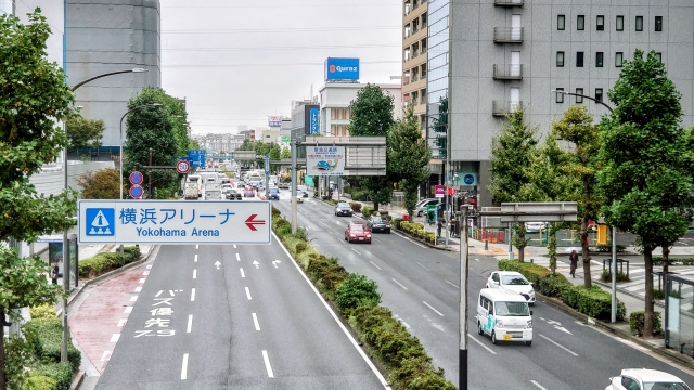 横浜の道路
